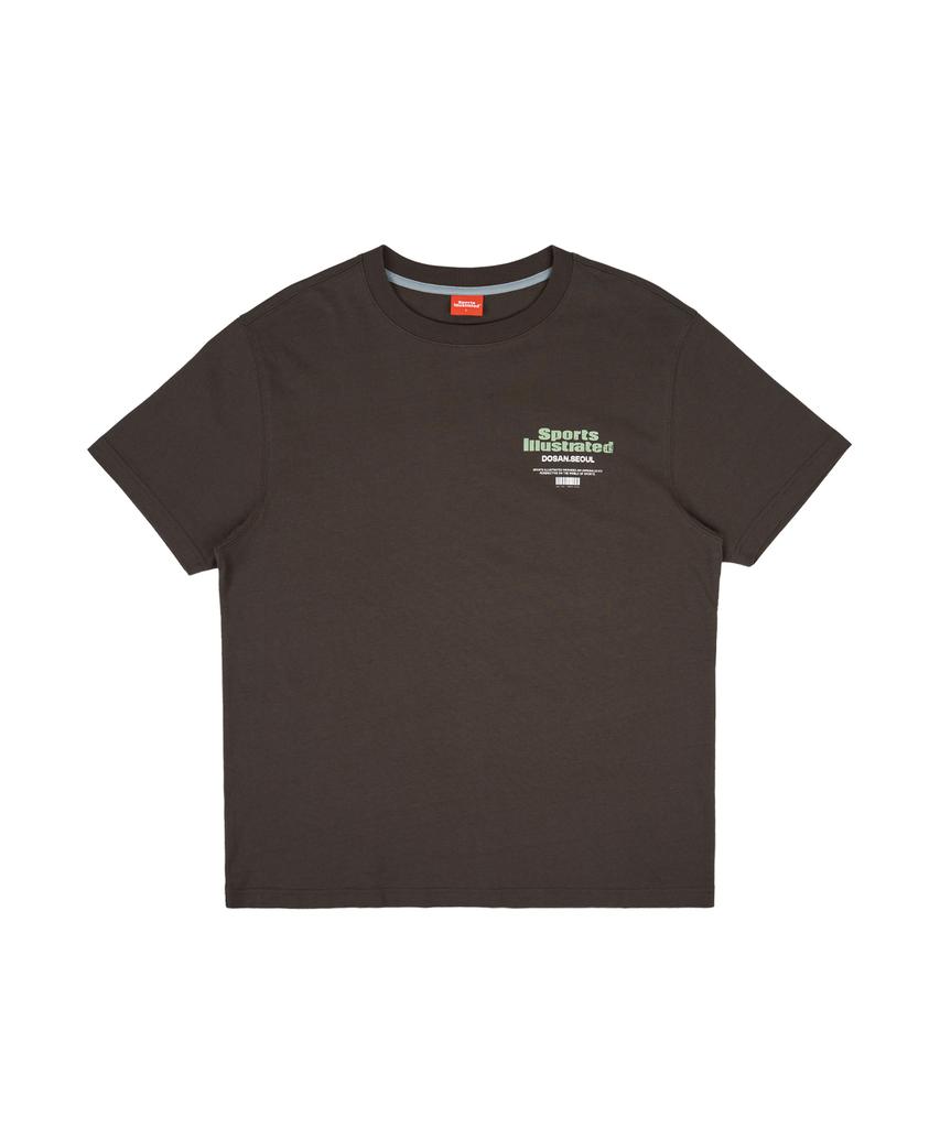 SPORTS ILLUSTRATED (Dosan Edition) Graphic Half Sleeve (Brown)