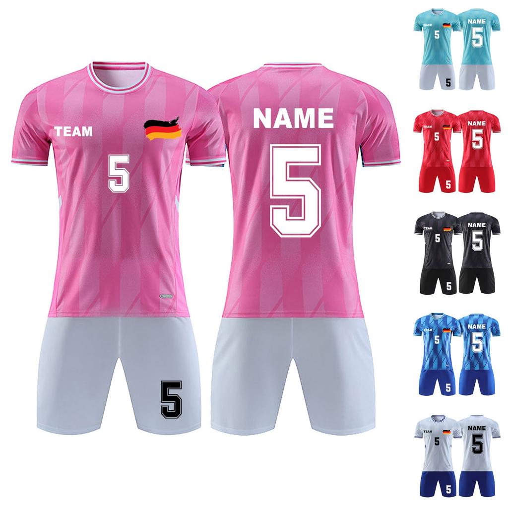 Personalised Shirts Kit Mens Girls With Name Number Custom Football Jerseys For Boys Training Suit