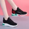 Autumn New Style Printed Mesh Ladies Sport Shoes Breathable Thick-soled Casual Women's Sneakers