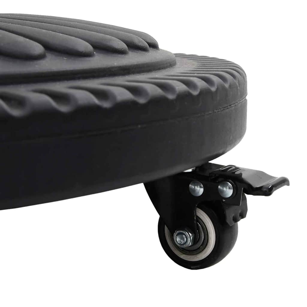 Parasol Base 15.6 kg Black Iron Circular