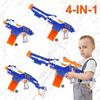 Электрические игрушечные дротики для страйкбола для пистолета Nerf, мягкие пули с отверстием в головке 7,2 см, безопасные пули из пеноматериала для бластеров Nerf, игрушки для мальчиков и детей