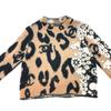 CHANEL P75361 23A CC Mark Leopard Knitted Long Sleeve sweater Cashmere Unused