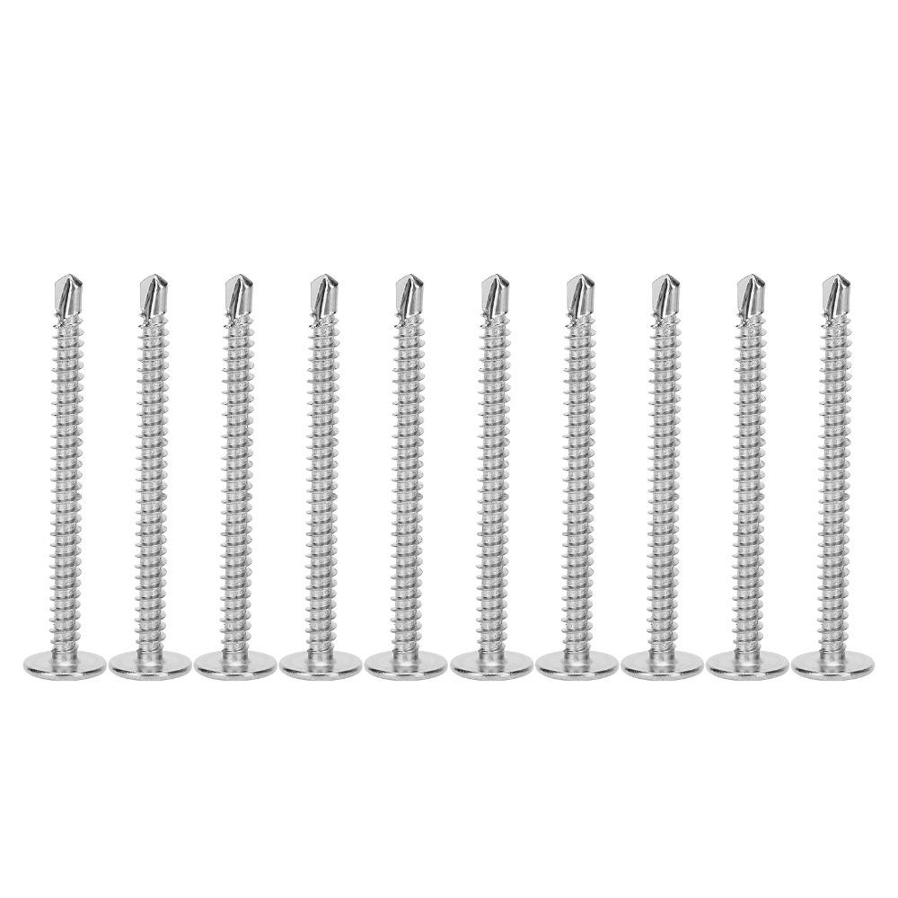 25PCS Quick Self Tapping Screws Phillips Drive Tek Screw Self Self Drilling Screws For Sheet Metal