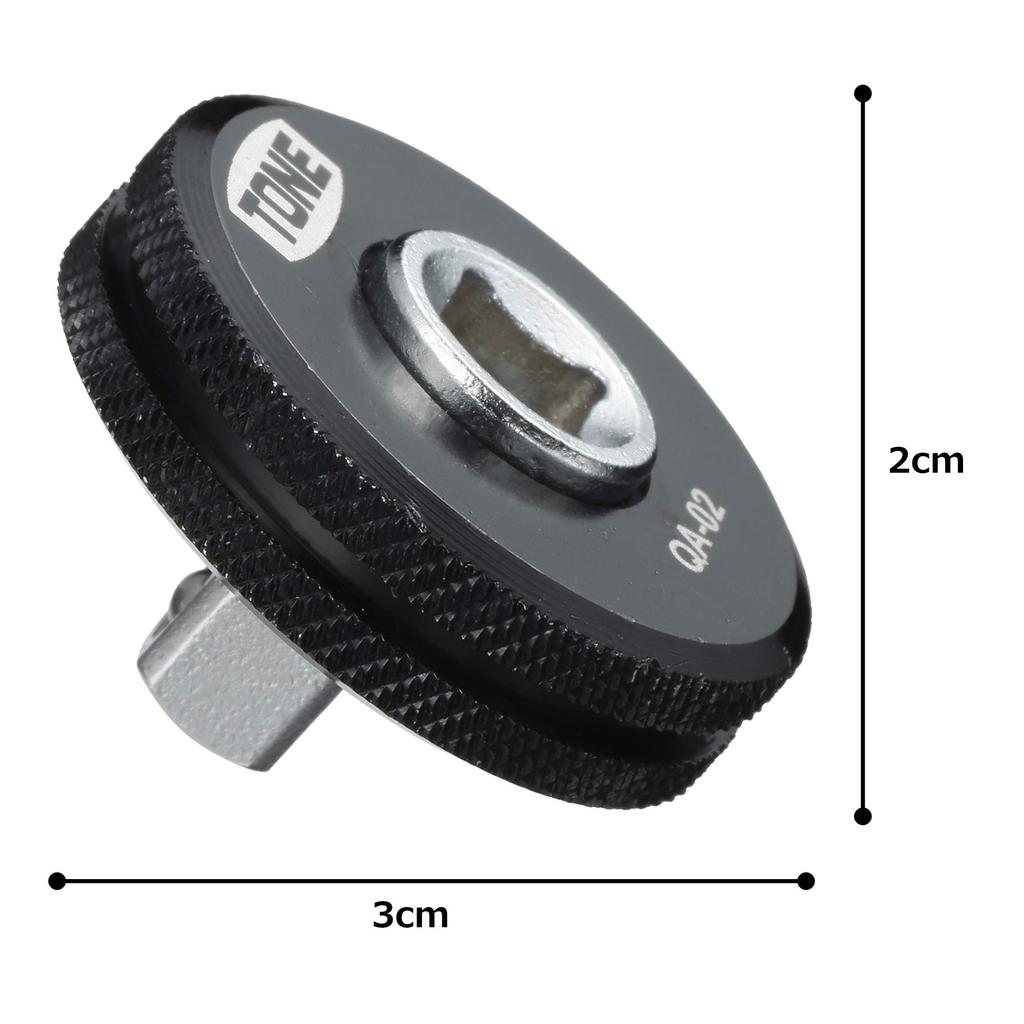 TONE Quick Adapter Drive Angle Black HPQA-02 6.35mm (1/4")