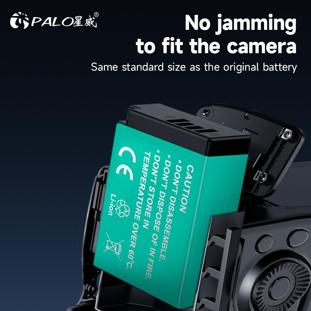 PALO LPE17 LP E17 LP-E17 аккумулятор для камеры + ЖК-дисплей USB двойное зарядное устройство для Canon EOS M3 M6 200D 750D 800D 8000D 760D T6i T6s Kiss X8i