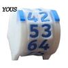 Intuitive Score Tracker 3D Printed Rotational Counter, 2-Digit Wheel Manual Rotary PLA Rotating Counter Life Tool for Board Card Game Easy to Read