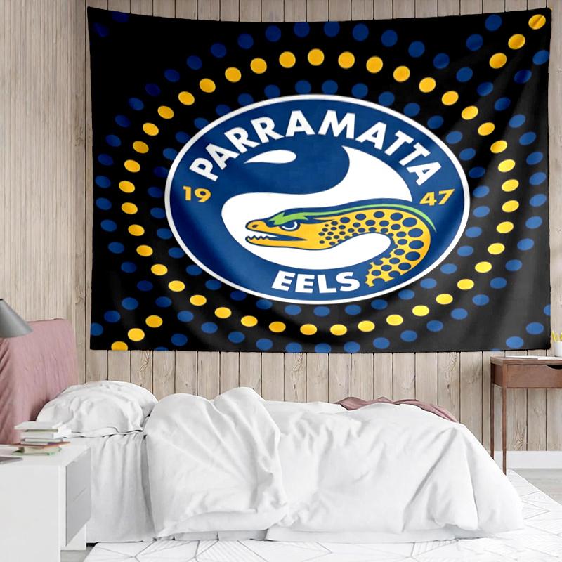 Parramatta Eels Flag Wall Hanging Tapestry Wall Cloth Tapestries Decor Wall Bedroom Decoration