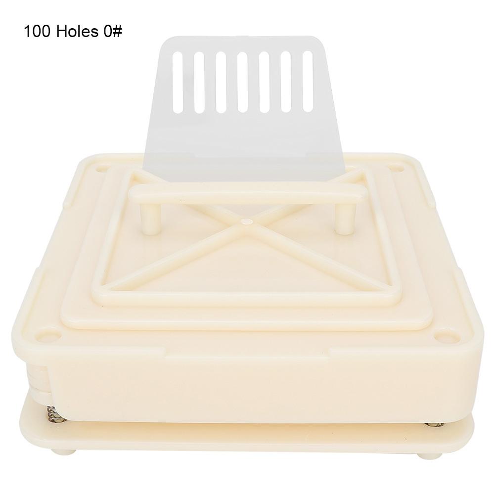 100 отверстий ручная пластина для наполнения капсул порошком машина для наполнения капсул доска инструмент для размера 0#