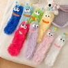 Милые пушистые носки Уютные теплые пушистые носки с большими глазами Лохматые забавные носки для женщин Зимние для дома и сна