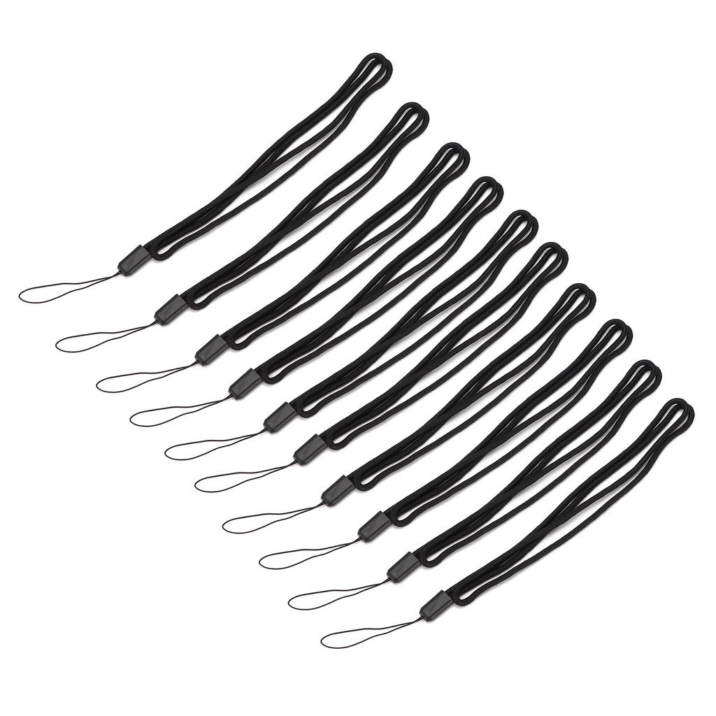 10 шт. шейный шнурок черный полиэстер держатель для бейджа для студентов сотрудников удостоверение личности телефон ключи камера