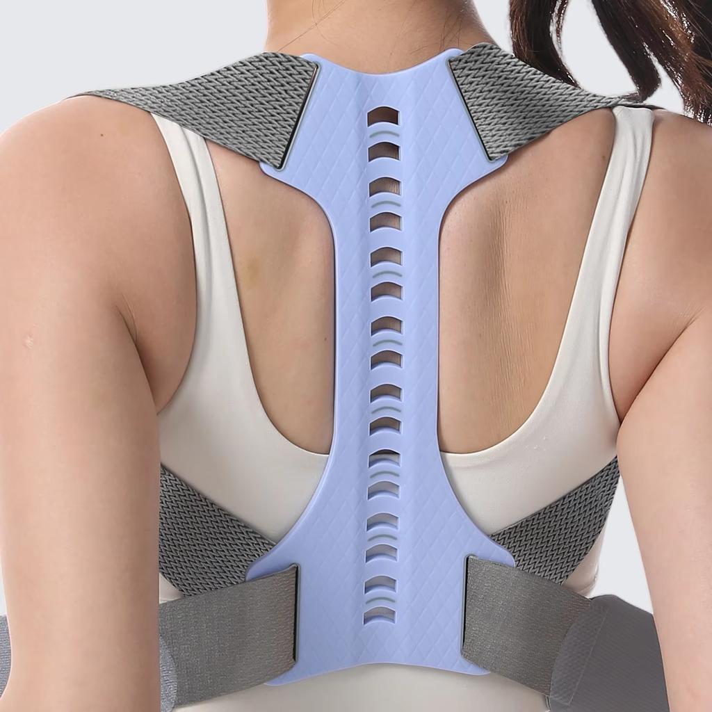 Breathable Adjustable Portable Back Posture Corrector for Men & Women-Advanced Protection Upper Back Support Brace Straightener