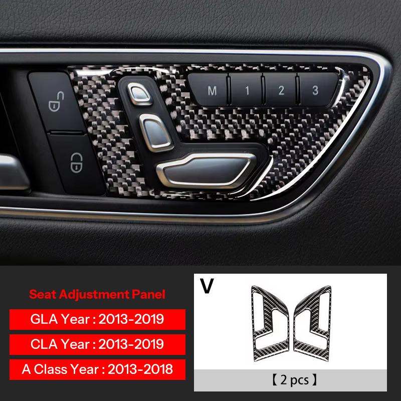 For Mercedes Benz A Class W176 GLA X156 CLA Accessories Car Interior Air Conditioning CD Console Panel Cover Trim Car Styling
