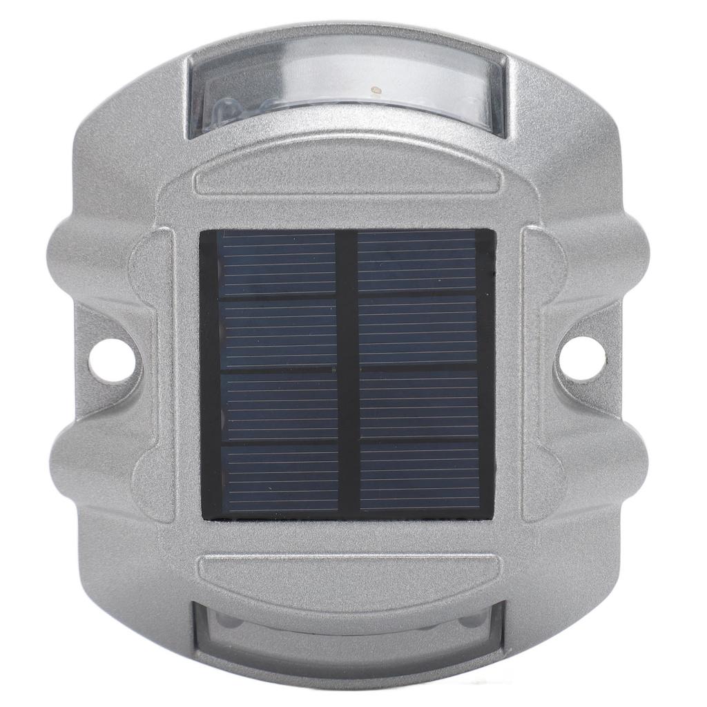 Solar Road Stud Light Aluminum Alloy Solar Powered Outdoor Waterproof Road Markers 6V 1.8W for Step Sidewalk Stair