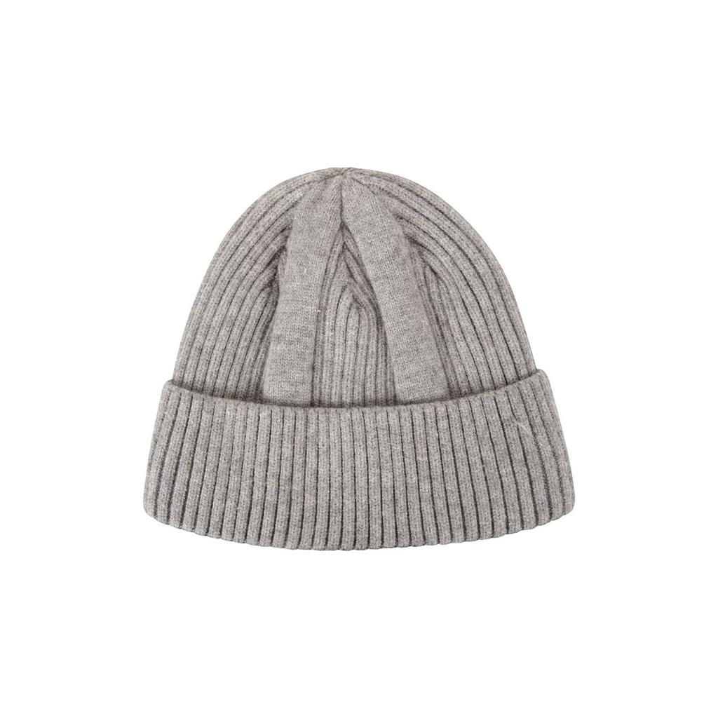 Mountain Warehouse Mens Ribbed Faux Fur Lined Beanie