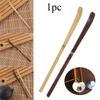 Ракушки Специи Гаджет Ручная работа Кухонный инструмент Черное бамбуковое дерево Лопатка-лист Ложка для матча Чайные палочки