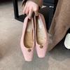 Girl Pink Small Fragrant Wind Camellia Velvet Beautiful Single Shoes 2025 Autumn and Winter New with Skirt Evening Evening Wind Women's Shoes