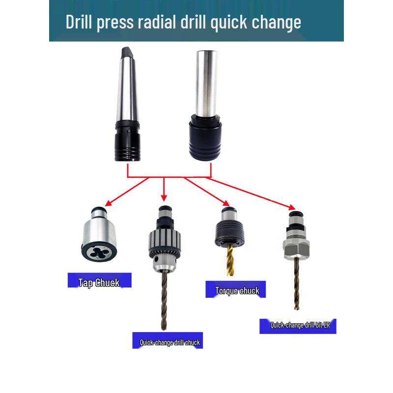Jundingying Quick-Change Tapping Machine Drill Chuck Set