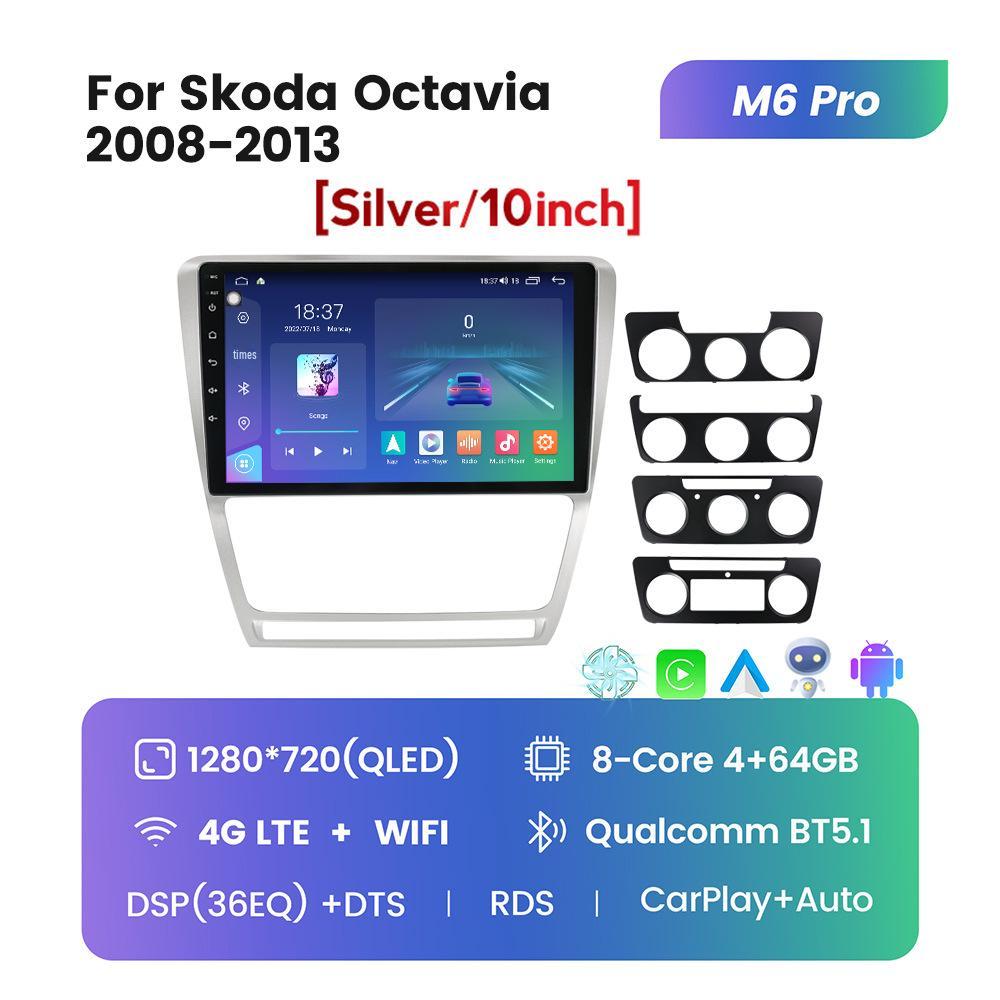 Volkswagen Skoda Octavia 08-13 Android Carplay Multimedia Navigation Screen