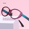 Lady's Crystal Computer Reading Glasses Frame Cat Eyes Blocking Blue Light Presbyopia Spectacles Eyeglasses 0...+4.0 New Óculos