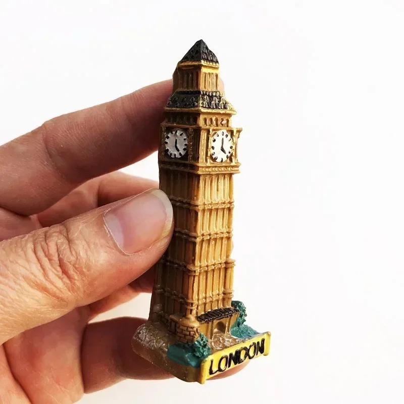 Британские магниты на холодильник Лондонский автобус Биг Бен Манчестер Виндзор Оксфордский медведь Англия Магнитные наклейки на холодильник Коллекция подарков