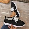 Женские кроссовки осенние на шнуровке спереди для ходьбы вулканизированные туфли с круглым носком однотонный дизайн удобные женские туфли 36-43