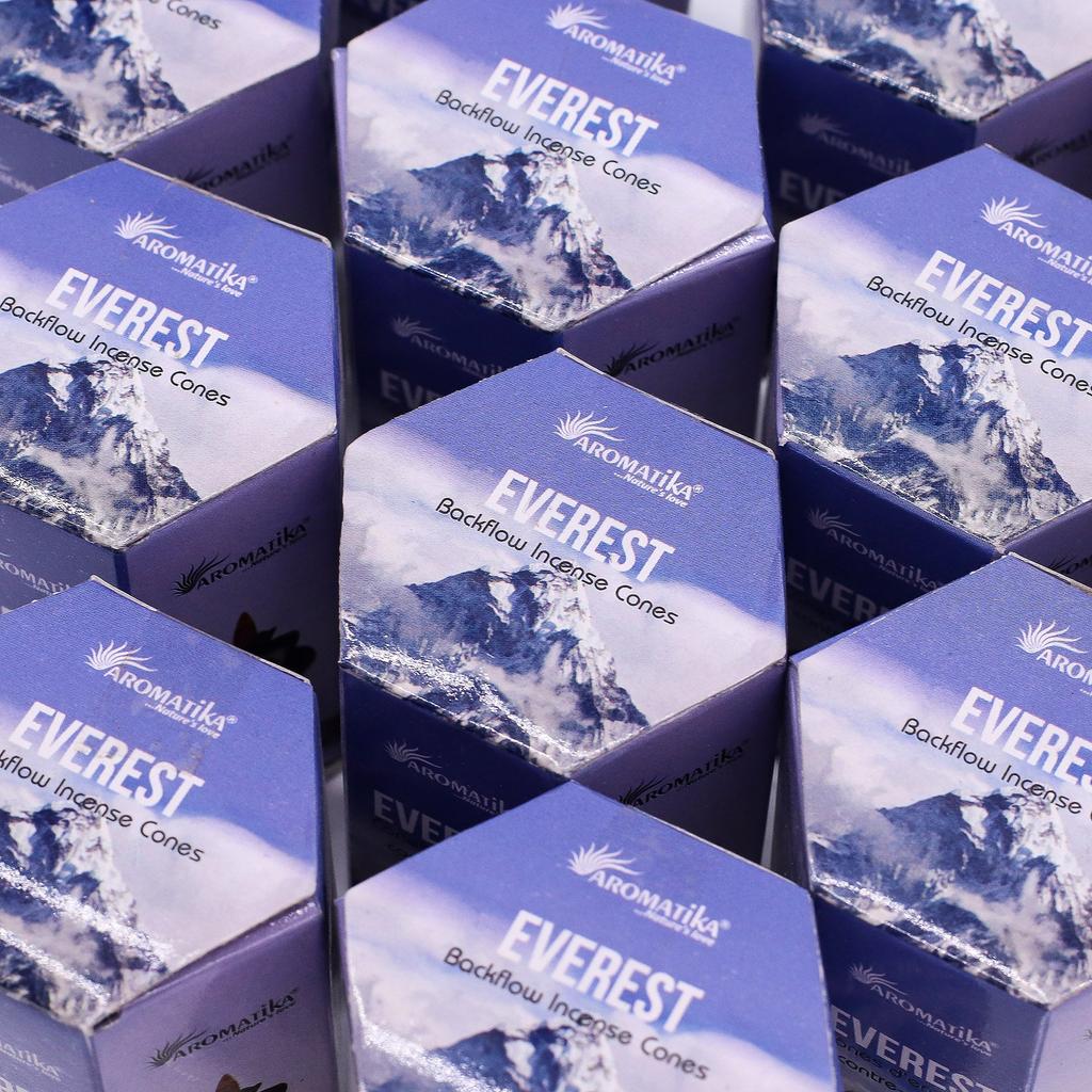 7x Backflow Incense Cones Masala Everest 10 Cones Aromatika