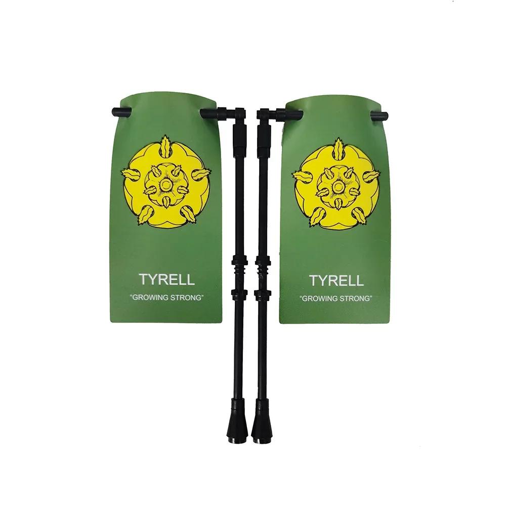 Флаг Строительный блок Средневековые города-государства Военная фигурка Флаг Оружие Древний Священная Римская империя Иерусалим Рыцарь Святого Лазаря Легион Игрушка