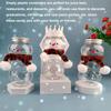 1/2/5/10 шт 500 мл Рождественский снеговик Молоко Сок Чай Бутылки Рождественский напиток Бутылка Пластиковый прозрачный стакан Конфеты Печенье Запечатанная банка