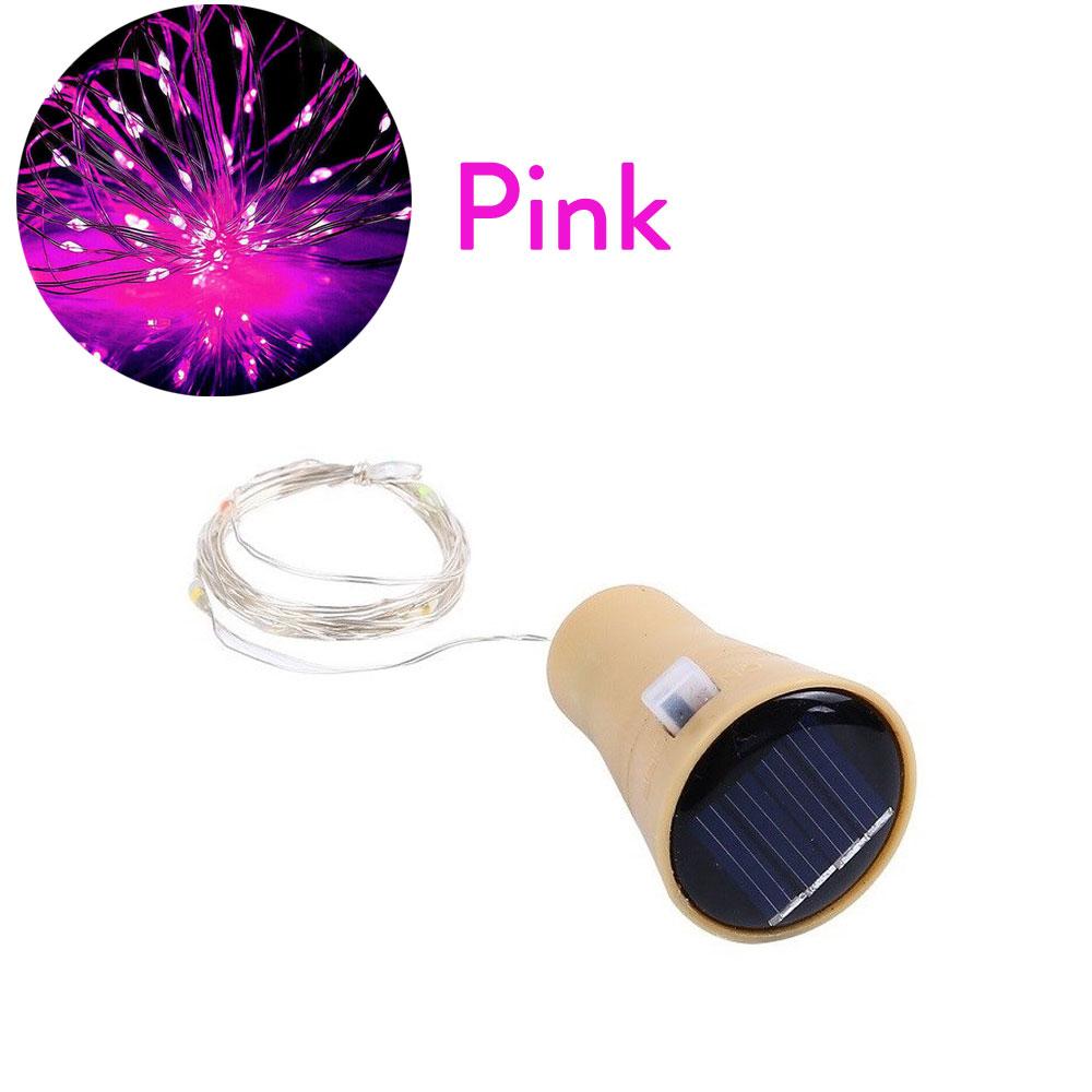 Солнечные 10LED 15LED 20LED лампы для бутылок вина пробковая форма гирлянда рождественская гирлянда медная проволока украшение для дома лампа
