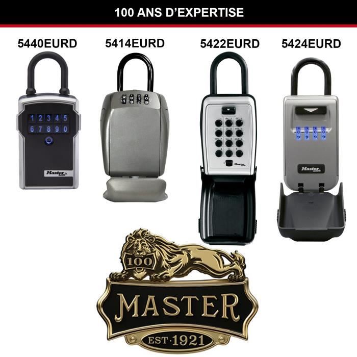 Boite à clés sécurisée - MASTER LOCK - Boutons Poussoirs - Avec Anse - Select Access Partagez vos clés en toute sécurité