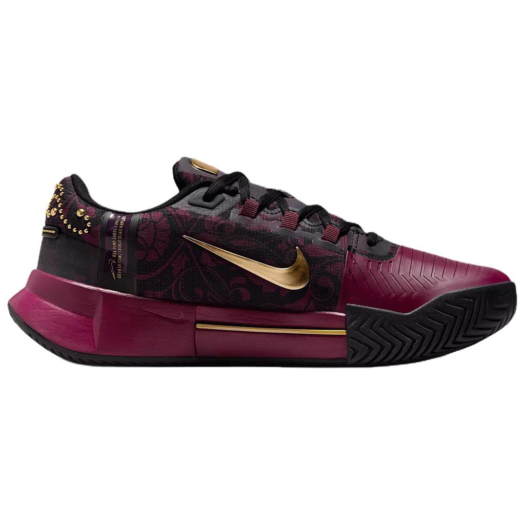 Наоми Осака x Nike GP Challenge 1 Бордовый/Черный/Металлический Золотой Женские Кроссовки HQ2553-601
