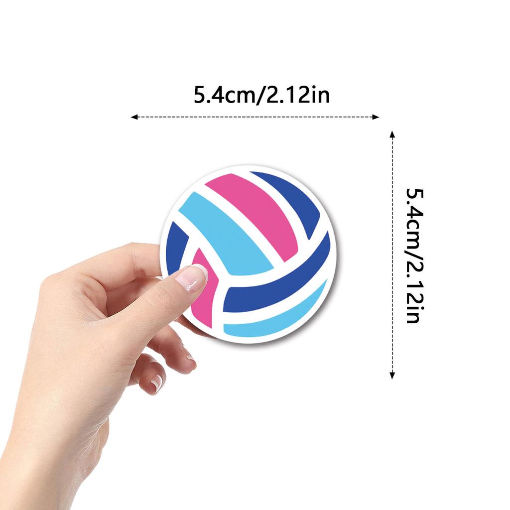 55 New Volleyball Graffiti Stickers Decorate Suitcase Laptop Mobile Phone Stickers
