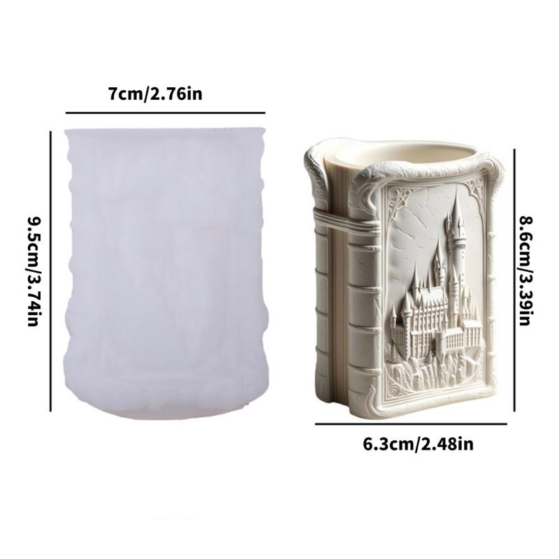 Handmade Castles Mold Silicone Silicone Texture For Unique Resin Art Creations Decorative Planter And Present Making