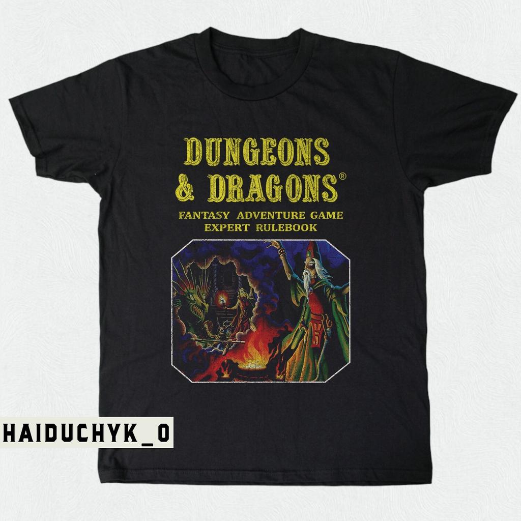 Dungeons and Dragons Fantasy Adventure Unisex Black T-shirt Size S-5XL
