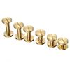 New Screw Stud Fashion 5Pcs Belt Bag Screw Brass Nail Rivet Button 4-15mm for DIY