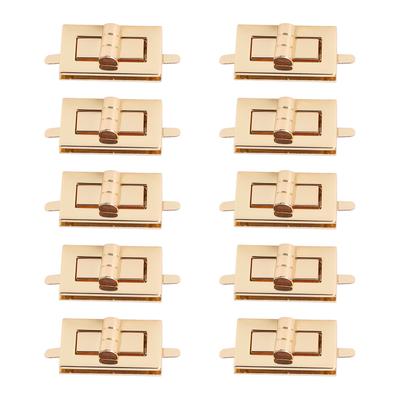 10 комплектов поворотных застежек-замков, классический дизайн, высокая твердость, замок для кошелька для сумок-кошельков своими руками