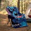 1pc S-Stitch10 Theme Blanket - Digital Print, Polyester, Cozy for All Seasons, Perfect for Outdoor, and Travel