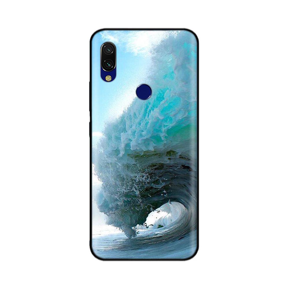 Для Xiaomi Redmi 7 Чехол Redmi7 Черный Силиконовый Бампер Мягкий ТПУ Чехол для Телефона Обложка Для Xiaomi Redmi Note 7 Pro Note7 Чехол Funda Coque
