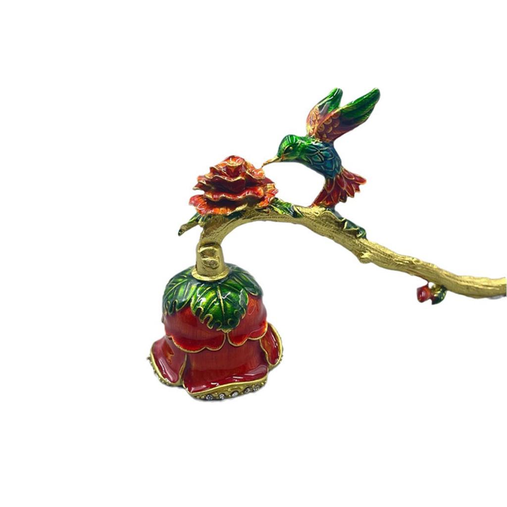 Фитиль для свечей из цинкового сплава с длинной ручкой и цветами и птицами Ручной ароматерапевтический чехол для тушения Аксессуары для свечей