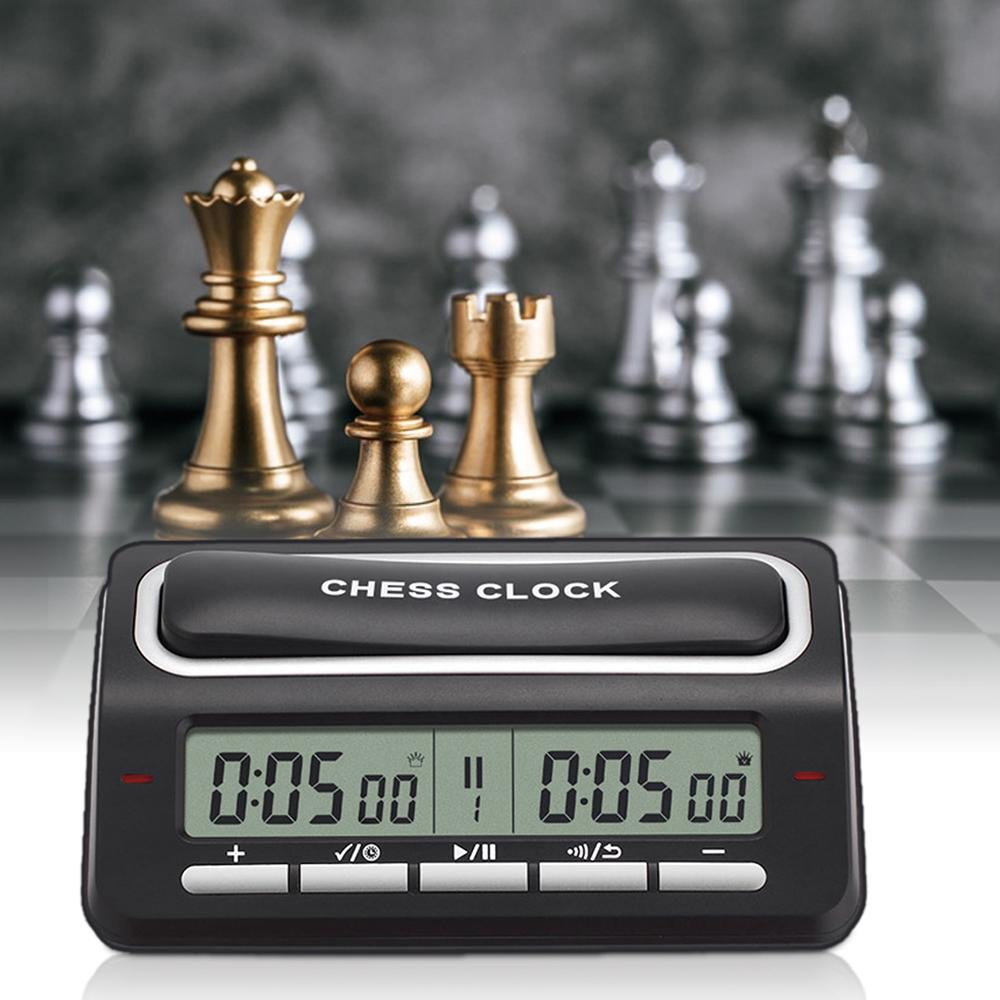 Digital Chess Clock Chess Game Timer with LED Indicator 39 Pre set Timing System for International Chess