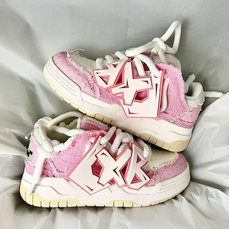 Новые уличные супер-популярные кроссовки в иностранном стиле, Guochao, нишевые, для скейтборда, "хлебные" туфли, увеличение