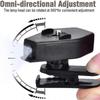 1 Pair Clip-on Glasses Flashlight Mini Led Flexible Adjustable Clip For Outdoor Fishing Camping Book