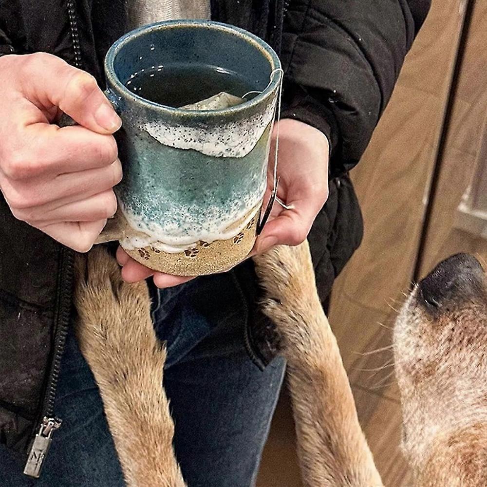 O-cean Shoreline Mug, Paw Print o-cean Shoreline Mugs