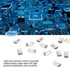 100Pcs Tactile Push Button Switch, SMD DIP 2 Pin Micro Momentary Tact Switch, 3mm x 6mm x 2.5mm for Phone GPS MP3 MP4 DIY Electronic