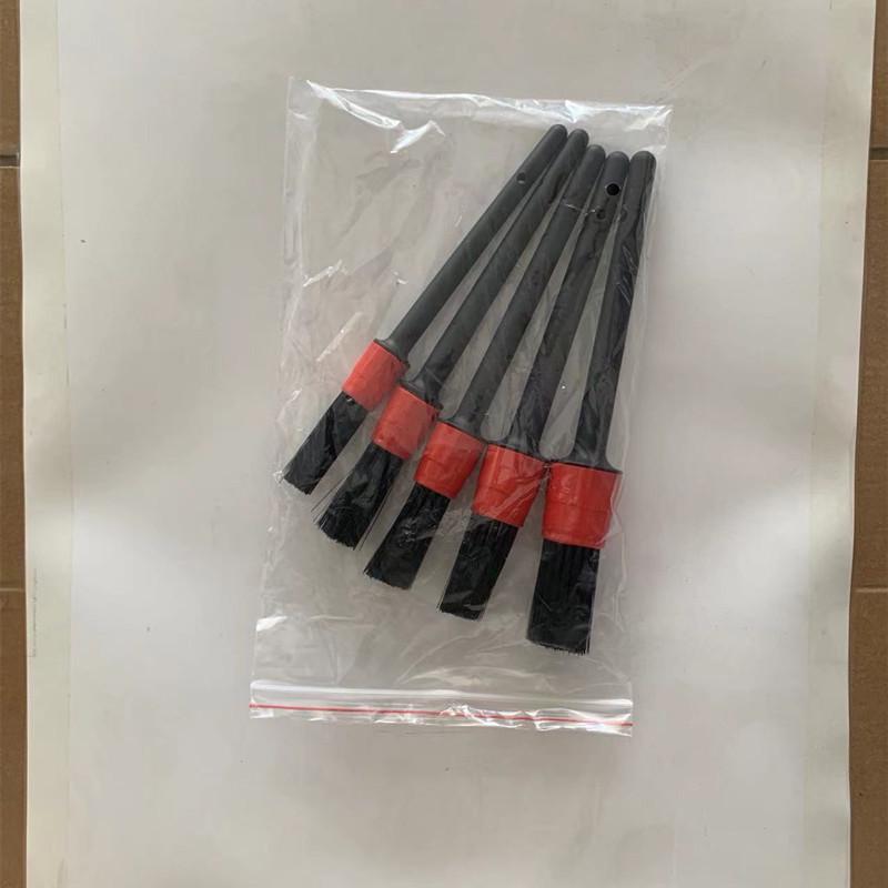 Набор кистей для детализации с мягкой щетиной - 5 предметов, набор инструментов для чистки автомобилей и мотоциклов