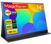 Мобильный монитор MAGICRAVEN 14-дюймовый мобильный дисплей 1920x1200FHD Ультратонкий Ультралегкий портативный монитор Высокая яркость Узкая рамка Игровой монитор IPS