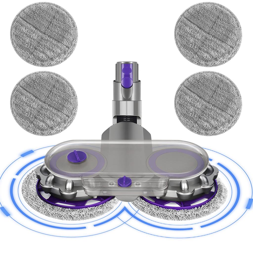 Сменная насадка для швабры для Dyson V12 Digital Slim, беспроводной пылесос V10 Slim, насадка для швабры + резервуар для воды + 6 салфеток