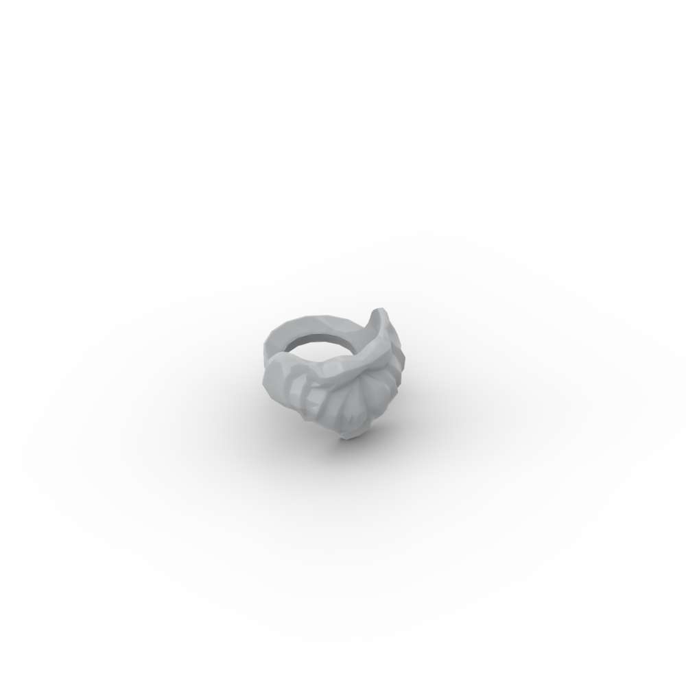 MOC 10PCS 93223 Medium Short Beard Building Blocks Kits Santa Claus Body Wear Bricks Particle Educational Children Toys Kid Gift