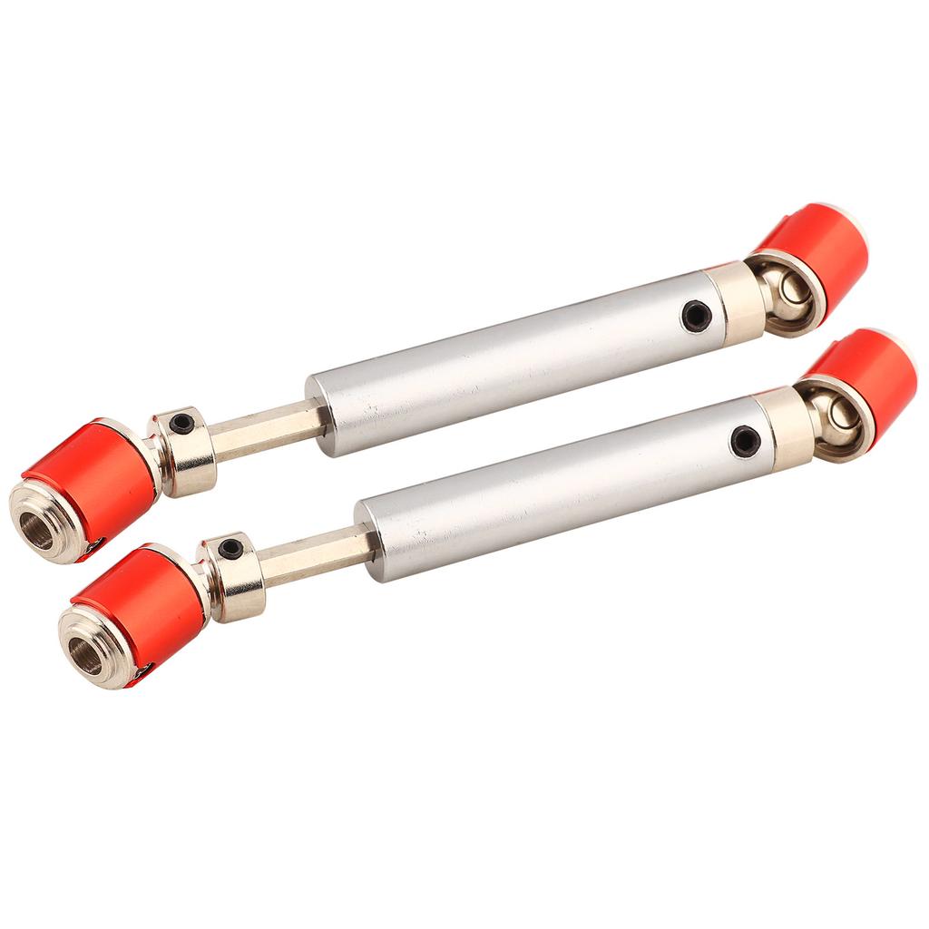 2 Pc Stainless Steel Drive Shafts, Nice Replacement A essories for SCX10 01 D90 D110 RC Crawler Part