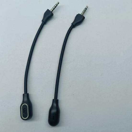 Игровой микрофон с регулируемой светодиодной подсветкой, простая установка, шумоподавление, съемный микрофон, замена для AW920h